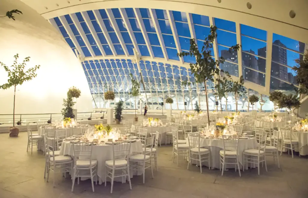 corporate event gala dinner valencia museum