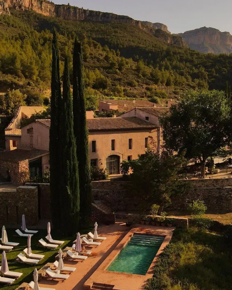villa spain aerial view